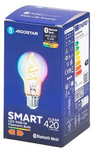 LED RGBW Žárovka FILAMENT A60 E27/4,9W/230V 2700K - Aigostar