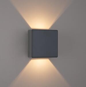 Brilagi - LED Venkovní nástěnné svítidlo DOUBLERAY LED/6W/230V antracit IP54