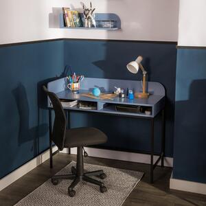 Modrý psací stůl SUAVE