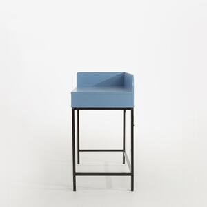 Modrý psací stůl SUAVE