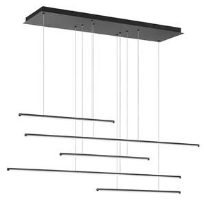Ondaluce - LED Stmívatelný lustr na lanku GENIUS LED/72W/230V černá