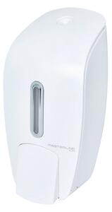 BISK Erga F1, dávkovač mýdla 1000ml, 12x10,4x24 cm, bílá, ERG-04589