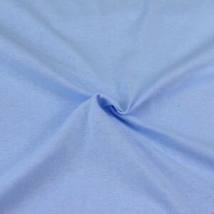 Jersey prostěradlo světle modré 90x200 cm extra pevné 160g/m2