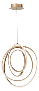 Ondaluce - LED Stmívatelný lustr na lanku GOLDEN LED/50W/230V pr. 50 cm zlatá