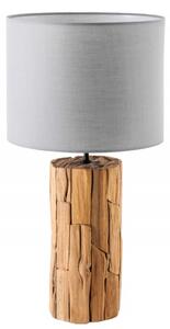 Noble Home Přírodní dřevěná stolní lampa Roots II