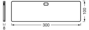 Osram - LED Stm podlinkové svítidlo se senz UNDERCABINET LED/5W/230V černá