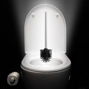 Erga Zapasowa szczotka toaletowa do wc silikon czarna - Yoka