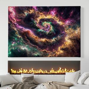 Obraz na plátně - Galaxie Ternezis FeelHappy.cz Velikost obrazu: 40 x 30 cm