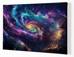 Obraz na plátně - Galaxie Pulan FeelHappy.cz Velikost obrazu: 120 x 80 cm