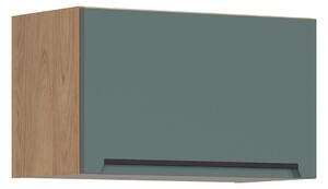 BRW Kuchyně Family Line Iris GO-60/36-O, dub hikora/boho green matt