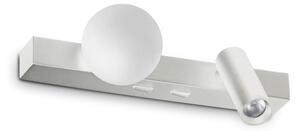 Ideal Lux Nástěnné LED svítidlo PING PONG, 6W, d. 21,6 cm, CRI90 Barva: Bílá