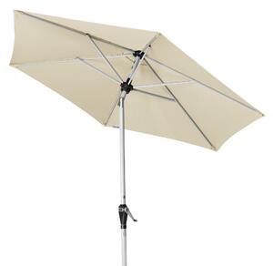 Doppler ACTIVE, slunečník s automatickým naklápěním klikou, 210 cm, béžová