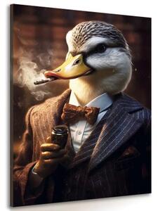 Obraz zvířecí gangster kachna - 40x60