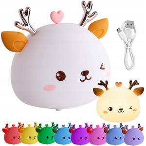 Noční lampa Gockowiak bílá