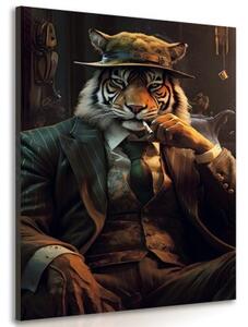 Obraz zvířecí gangster tygr - 40x60