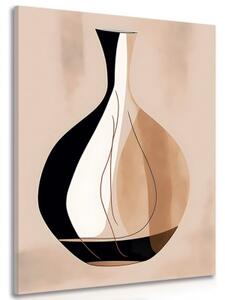 Obraz abstraktní tvary váza - 60x90