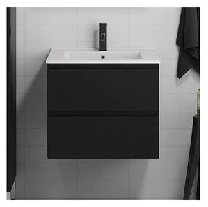 Koupelnová skříňka s umyvadlem KENWOOD 61x52x47 cm černá