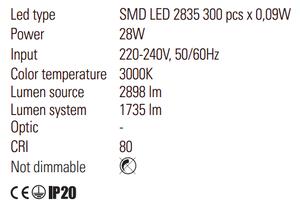 Redo Závěsná nebo stojací LED lampa Slick, ø 815 mm Barva: Černá