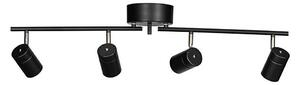 ByRydens 4200720-4002 - Bodové svítidlo CORRECT 4xGU10/7W/230V černá