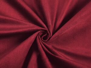 Biante Běhoun na stůl/imitace broušené kůže Alcantara ALC-008 Vínově červený 20x120 cm
