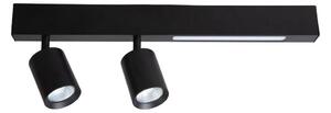 LED Bodové svítidlo MAGNET LED/5W/230V + 2xGU10/60W 3000/4000K černá