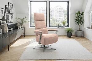 RELAXAČNÍ KŘESLO, textil, starorůžová Sit & More - Online Only křesla & taburety, Online Only