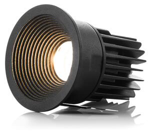 Led2 Zápustné LED svítidlo SPLASH ø 7,6 cm, IP54 Barva: Černá, Stmívání, řízení: DALI/PUSH