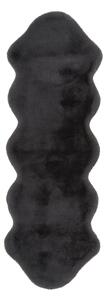 UMĚLÁ KOŽEŠINA, 60/180 cm, antracitová - Online Only koberce & rohožky, Online Only