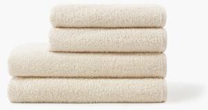 Goldea hotelový froté ručník / osuška bez bordury - 400g/m2 - přírodní režný 30 x 50 cm