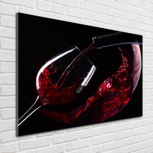Foto obraz sklo tvrzené Červená vína osh-54930015