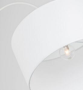 Nova Luce Stojací lampa SAMA ø 34 cm, v. 180 cm Barva: Bílá