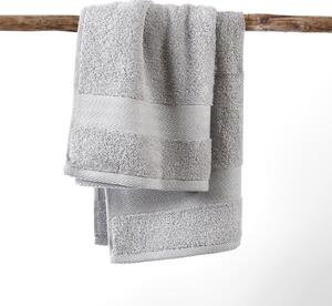 Goldea froté ručník / osuška mali - světle šedý 30 x 50 cm