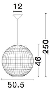 Nova Luce Závěsné svítidlo GRIFFIN ø 50,5 cm