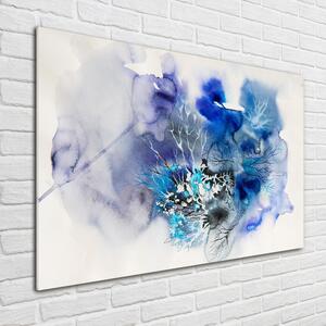 Foto obraz skleněný horizontální Abstrakce květiny osh-55060210