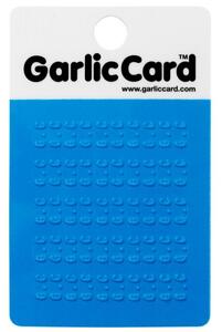 Kartička na česnek modrá, Garlic Card