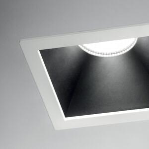 Ideal Lux Stropní vestavné bodové svítidlo LED GAME SQUARE Barva: Černá, Teplota světla: 3000 K, Barva materiálu: černá
