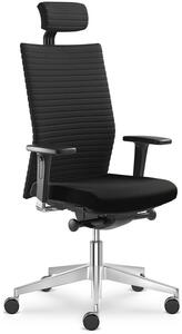 LD Seating Kancelářská židle ELEMENT 430-SYS, s podhlavníkem, černá skladová