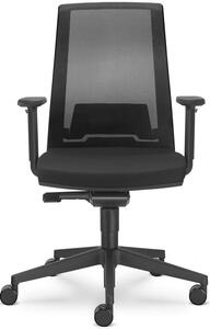 LD Seating Kancelářská židle LOOK 270-AT, posuv sedáku, černá skladová