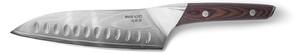 Eva Trio Nordic Kitchen Santoku nůž 18 cm, 67vrstvá damašková ocel, HRC 60, japonský kuchyňský nůž na maso a zeleninu