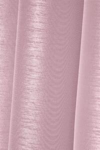 Dekorační záclona s kroužky LINWOOD růžová 140x260 cm (cena za 1 kus) France