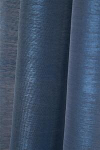 Dekorační záclona s kroužky LINWOOD modrá 140x260 cm (cena za 1 kus) France