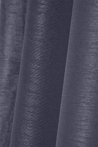 Dekorační záclona s kroužky LINWOOD tmavě šedá 140x260 cm (cena za 1 kus) France
