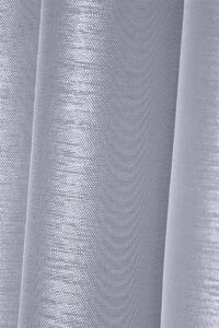 Dekorační záclona s kroužky LINWOOD stříbrná 140x260 cm (cena za 1 kus) France