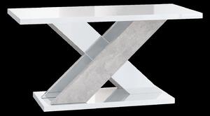Konferenční stolek Xao Barva: bílý lesk/kámen