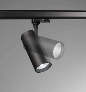 Ideal Lux Nastavitelný kompaktní LED reflektor FOX 25W, CRi 80 Teplota světla: 3000 K, Barva materiálu: černá