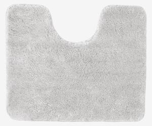 Goldea koupelnová předložka / kobereček s vyšším chlupem a výkrojem 50x60 cm - světle šedá 50 x 60 cm