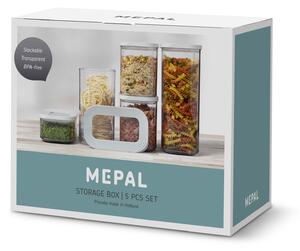 Modula-set 5 ks boxů na potraviny-bílý, Mepal