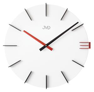 JVD Designové moderní bílé hodiny JVD HC44.1 ( )