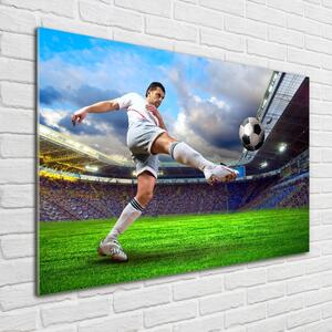 Moderní foto obraz na stěnu Fotbalista na stadioně osh-58974143