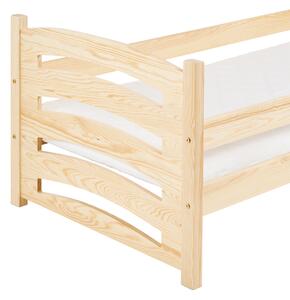 Dětská postel Mela 80 x 160 cm, borovice s lamelovým roštem